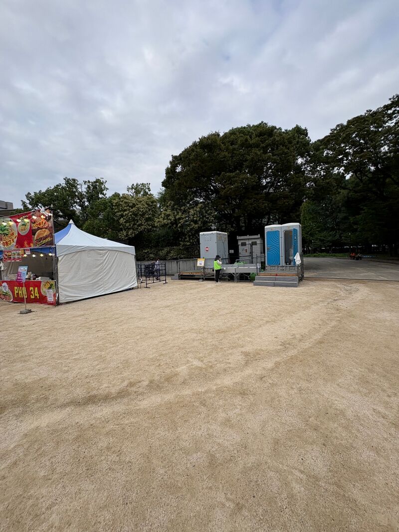 臨時設備の写真